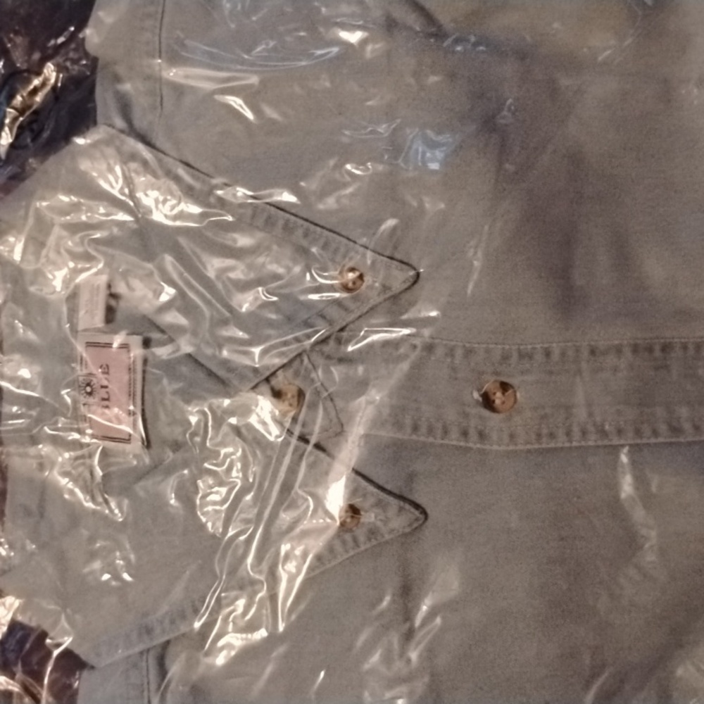 Vintage blue denim shirt
